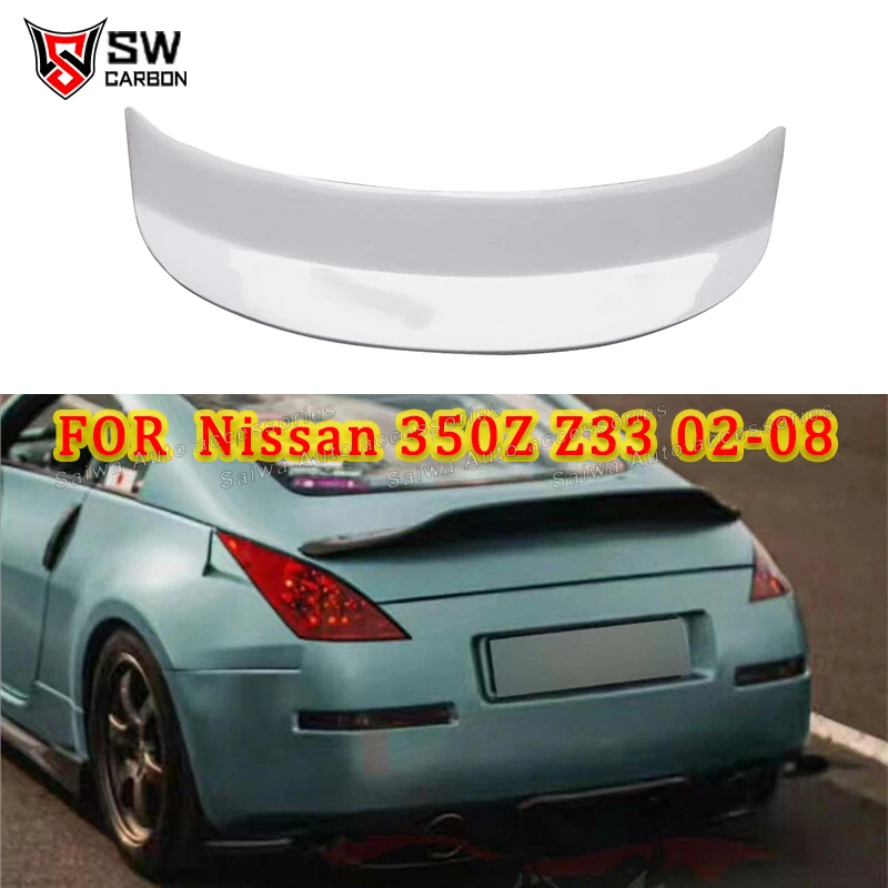 

Для Nissan 350Z Z33 2002-2008 AJT3 стиль задние спойлеры из углеродного волокна крышка багажника спойлер крыло FRP автомобильные детали кузова комплект