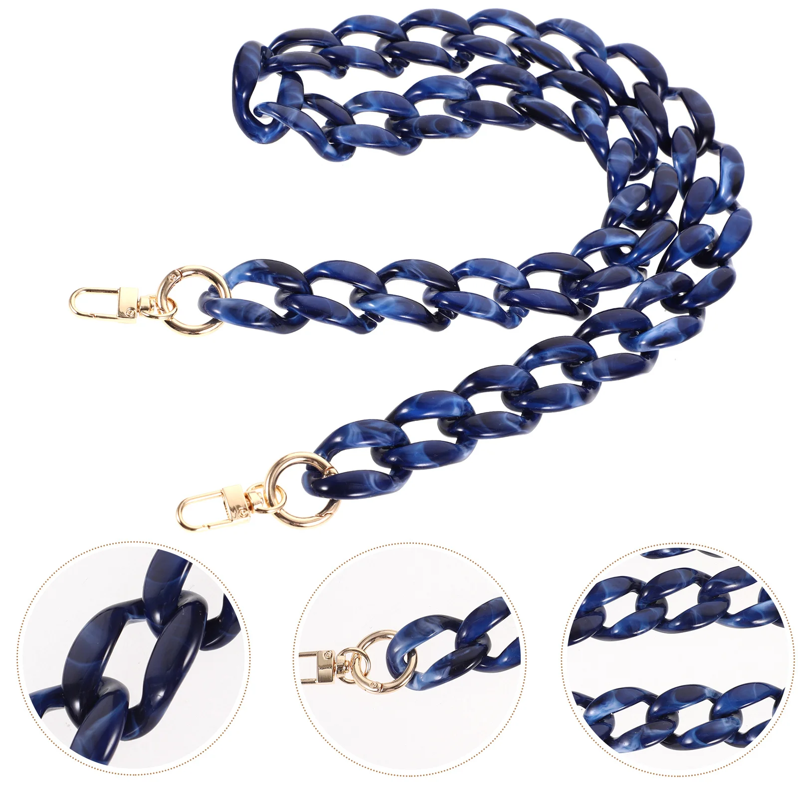 الاكريليك حقيبة سلسلة حزام حقيبة يد سلسلة استبدال محفظة حقيبة الكتف حزام قوي قابل للثقة استخدام متعدد الوظائف