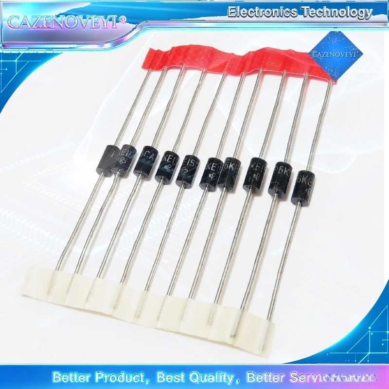 (5-10-20-30-100PCS) DO-15 P6KE15CA