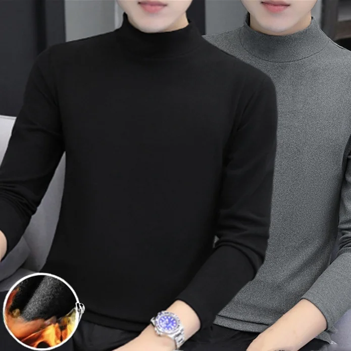 

Теплая термобелье Fce Lined Long Sve Base Layer irt f с высоким воротником для мужчин, осенне-зимняя футболка из полиэфирного волокна