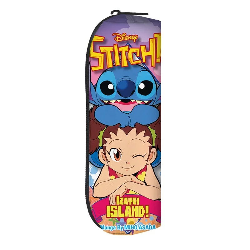 Disney Stitch Etui Leuke Cartoon Engel Mode Grote capaciteit Mode Potlood Tas Schoolbenodigdheden Meisje & Kind Vakantiecadeaus