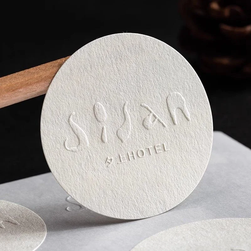 

Customized Luxury Embossed Logo Sticker Texture Paper Label Sticker Luxury Perfume Candle Package Texture Concave-Convex Labels