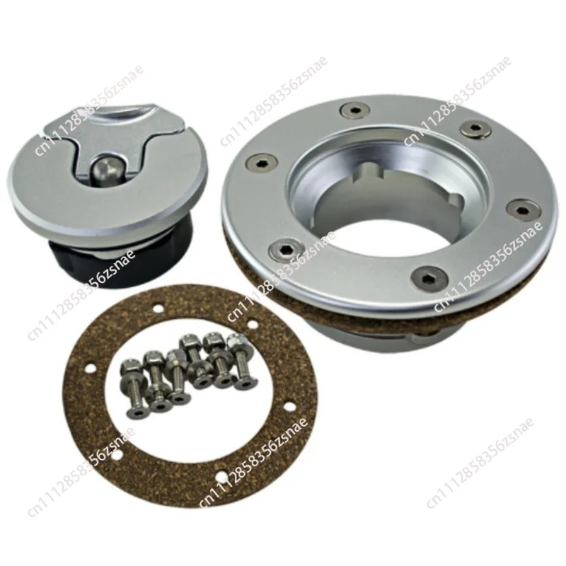 Full Aluminum Explosion-Proof Fuel Tank Cap, Racing & Off-Road Fuel Filler Cap, OD 8 cm, ID 5 cm