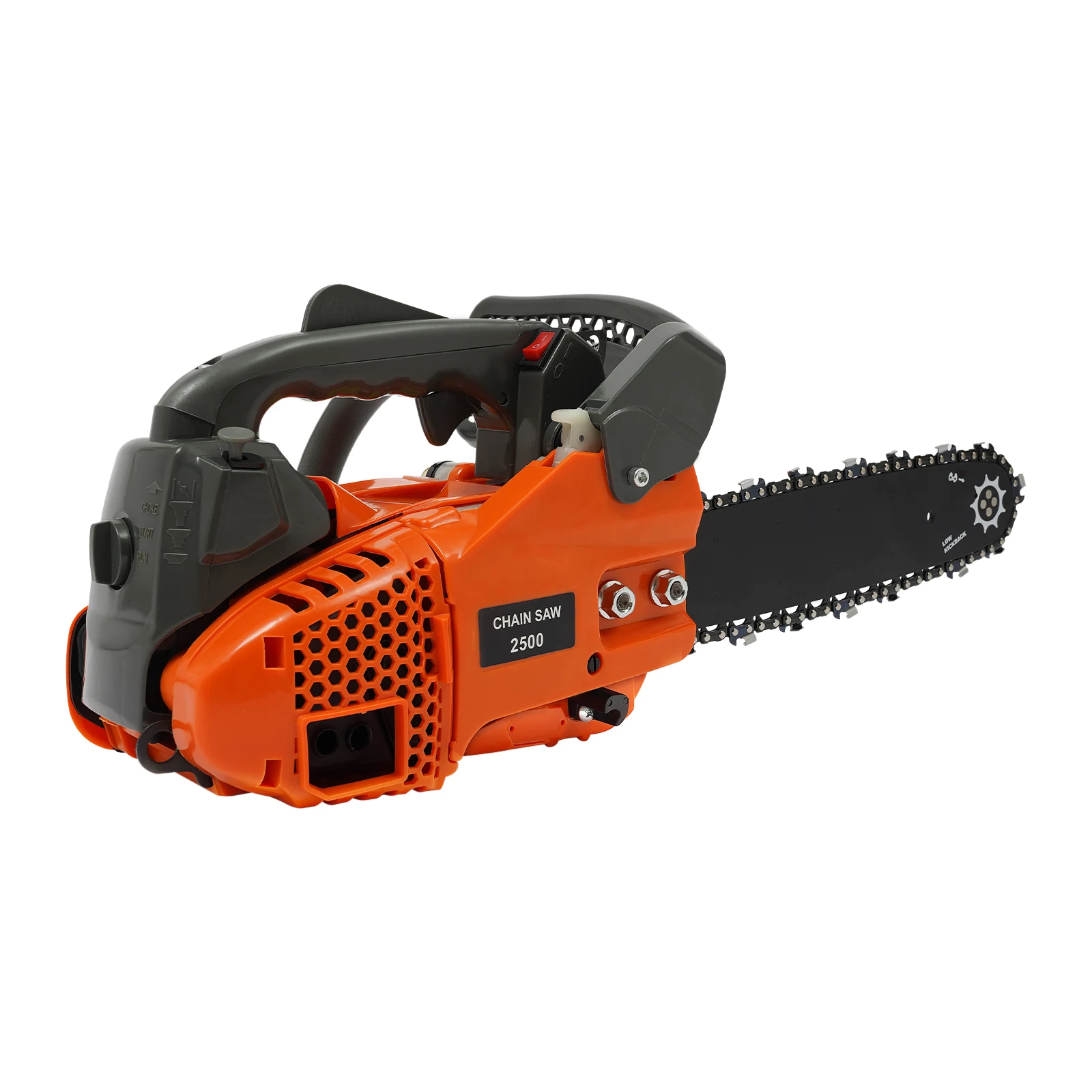 

25.4CC 12 Inch Gas Chainsaw, 2-Stroke Gasoline Powered Chain Saw, 900W Handheld Petrol Chainsaws For Wood Cutting, Tree Trimming