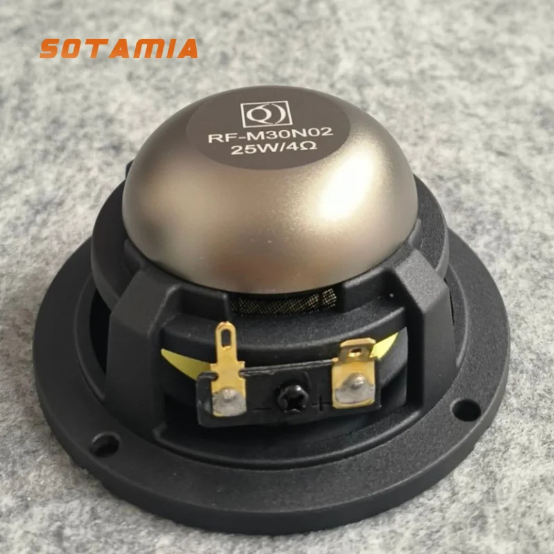 SOTAMIA 1Pcs 3 Inch Midrange Power Speaker Hifi Music Three Way Speaker 4 8 25W High Sensitivity Audio DIY Bluetooth Sound Box