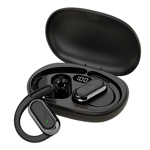 Беспроводные наушники Bluetooth 5.4 с креплением на ухо, водонепроницаемые IPX7