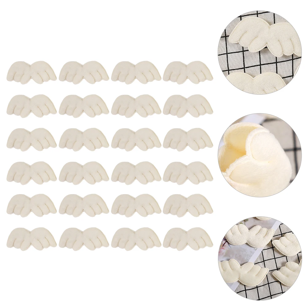 

50pcs Angel Wings Children Socks Accessories Sewing Clothing Christmas Decor Patches DIY Supplies Elastic B