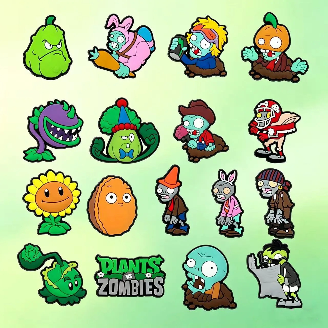 10-100pcs/SET Popular Game Series for Shoe Charms Cartoon Shoe Accessories Decoration DIY for Classic Clog Kids Gifts