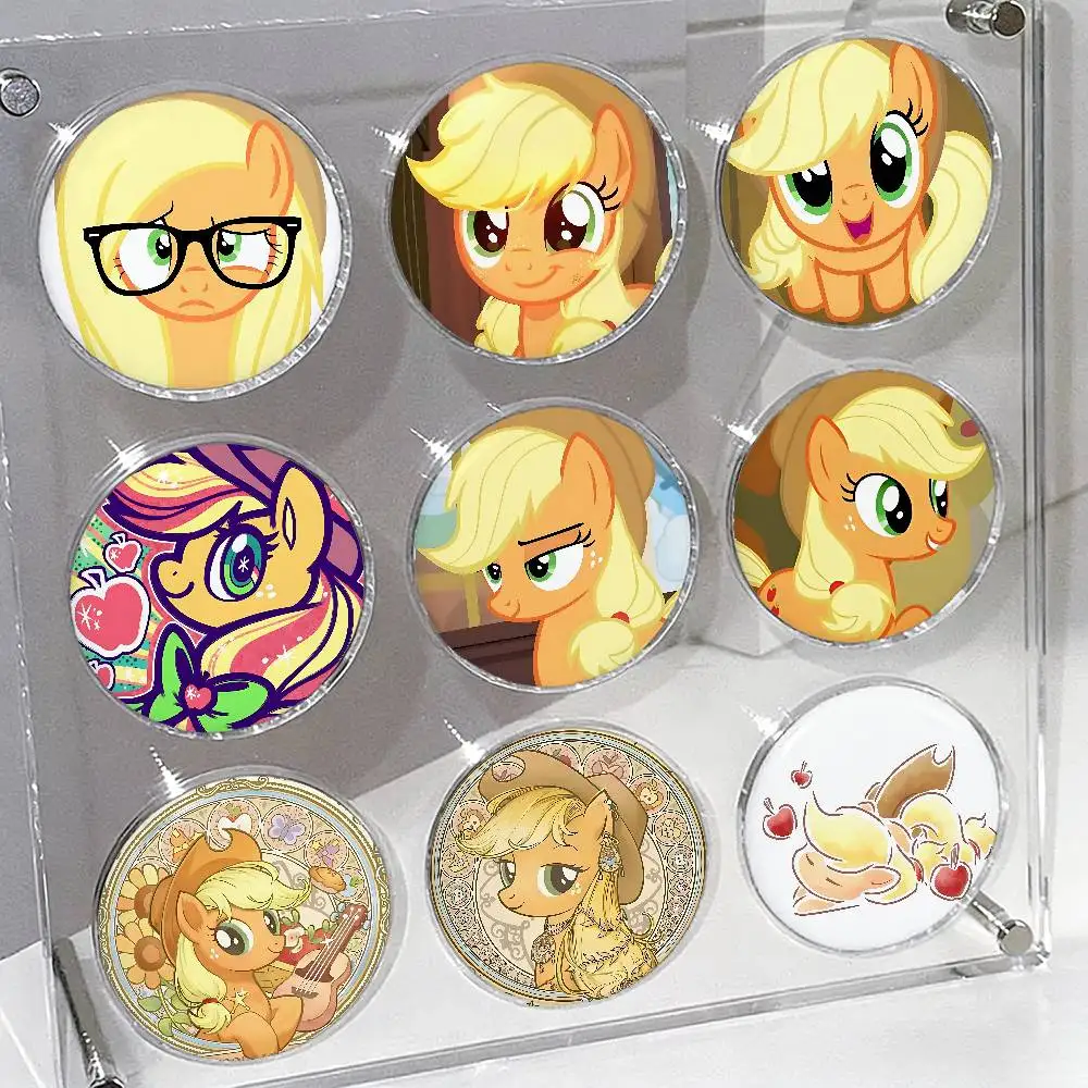 H-Honests A-Applejacks Badges en fer blanc, épingles à bouton souples, broches, badges métalliques, accessoires de bijouterie personnalisés pour chapeaux, sacs et revers