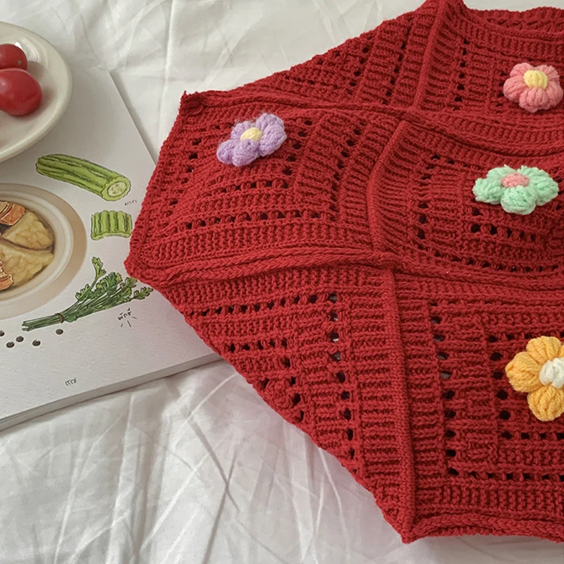 2026 Sommer Neuheit: Ausgehöhlte gestrickte Blumen-Tragetasche – Elegante Umhängetasche für Business und Pendeln mit großem Fassungsvermögen – Detail 14