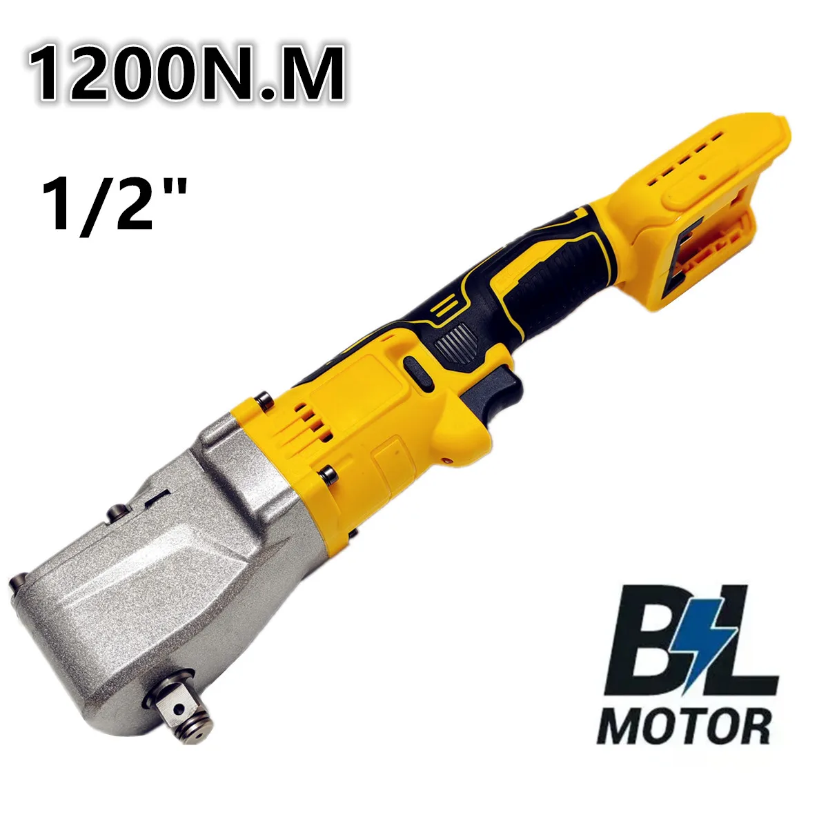 220/1200n.m pro dewalt 20v baterie elektrický ráčnový hasák akumulátorové rázový ovladač 3/8'' 1/2'' ořech oprava energie nástroje