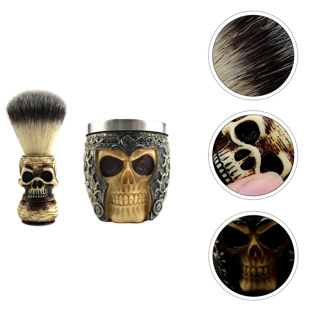 

Beard Brush Set Shave Kit Nose Shaving for Men Resin Mens Professional Grooming Kits Bridegroom