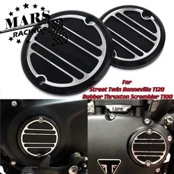 Motorbike Clutch Badge & Acg Inspection Cover For NEW Triumph Street Twin Bonneville T100 T120 Bobber Thruxton Scrambler 16-20