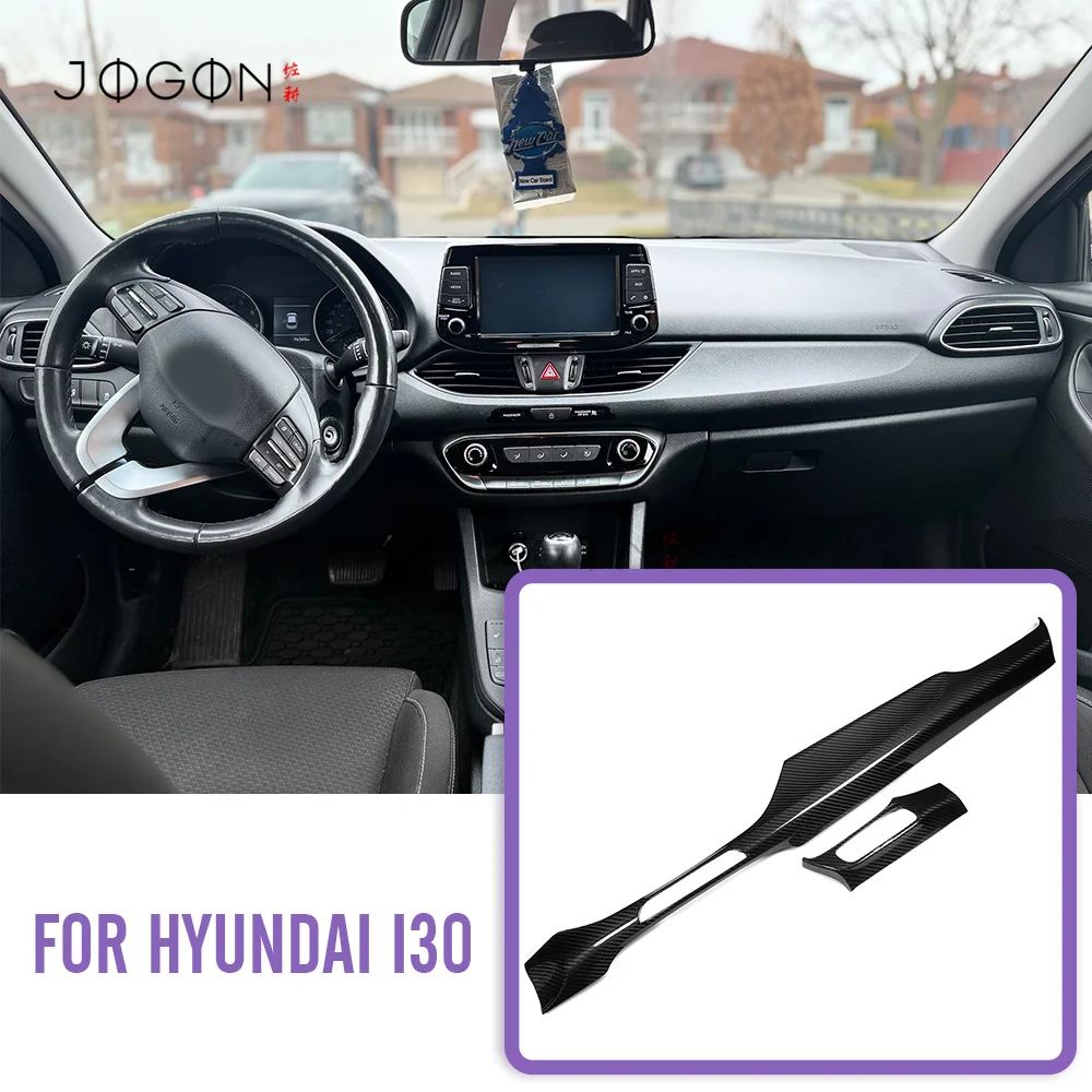 

Для Hyundai i30N i30 N 2021-2025 центральная консоль приборной панели вентиляционная полоса отделка из настоящего углеродного волокна аксессуары для интерьера