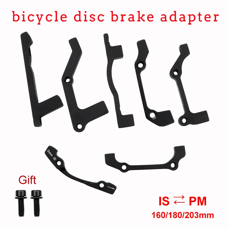 Bicycle Disc Brake Adapter Mtb Hydraulic Caliper Mechanical Adaptador Freno Disco Bike Freio Hidraulico Rotor PM IS 160 180 203