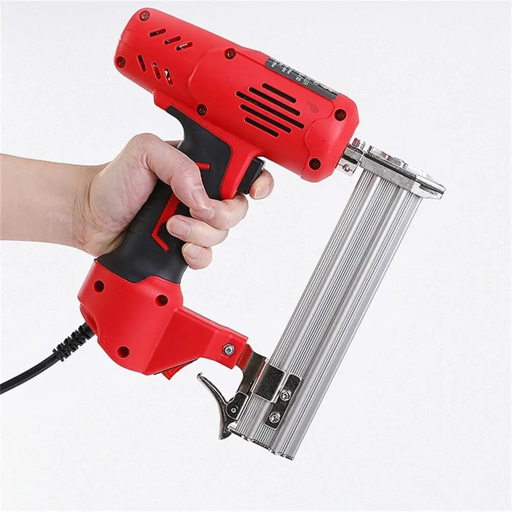 2600W Electric Nailer And Stapler Furniture Staple Gun For Wood Frame Carpentry Woodworking Construction Electric Tools F30