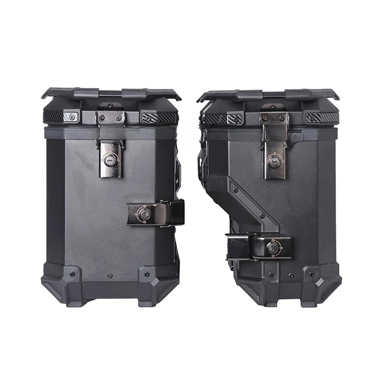 

Motorcycle general aluminum alloy side box, waterproof side box anti-theft travel storage box