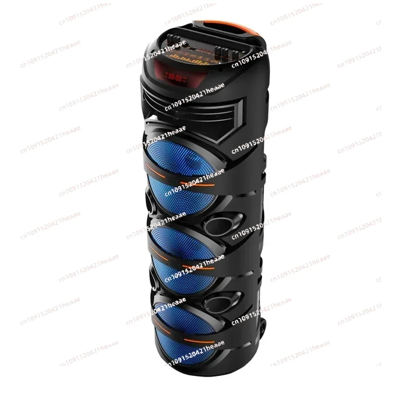 

Suitable for Bluetooth Speaker Square Dancing Party Box USB S-8302 Power 12 Inch Trolley Fashion Colorful Lighting