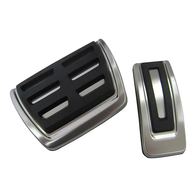 For Audi A1 Mk2 GB Sportback Citycarver 2019~2024 Stainless Steel AT MT Car Foot Pedals Rest Accelerator Tray Part Accessories.