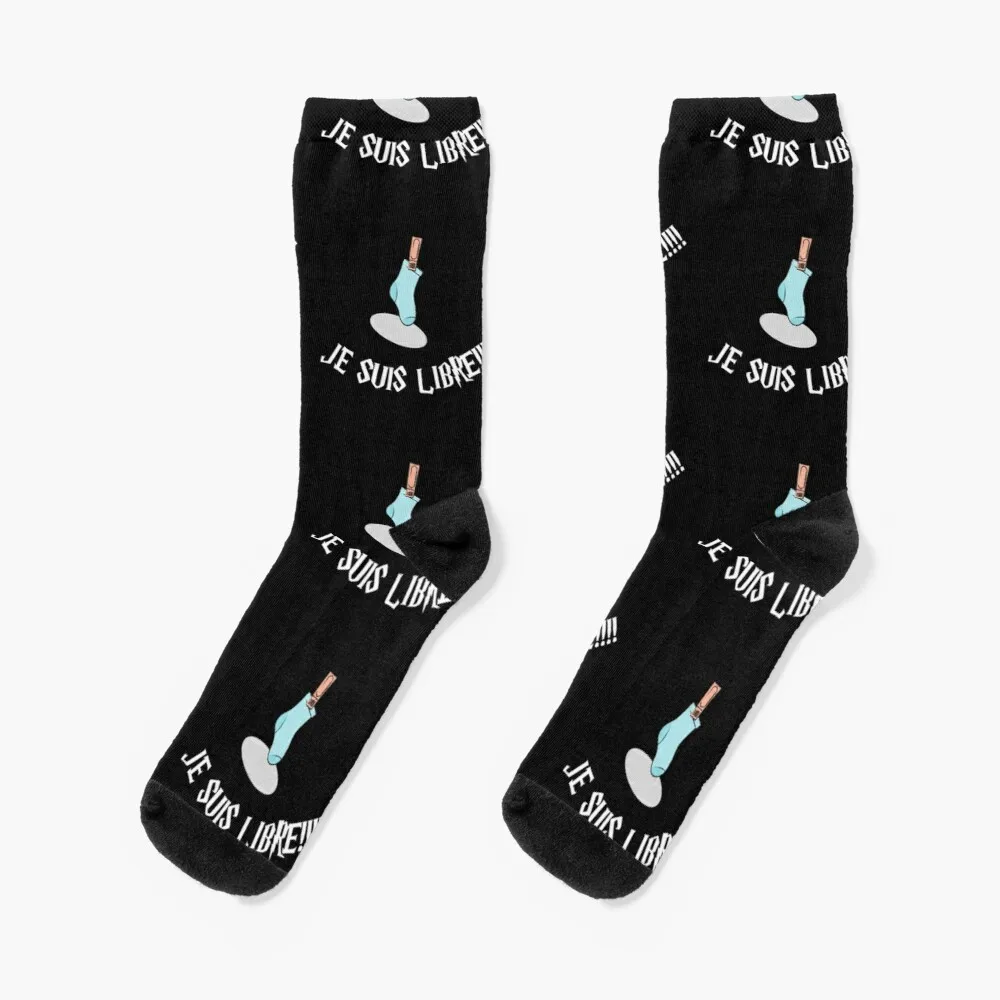 

I'm free ! (black) Socks Winter Socks Men