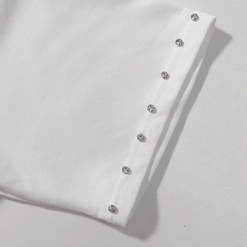 Y2K Streetwear Herren T-Shirt mit Teufel-Totenkopf-Grafik, Oversize Kurzarm Baumwoll-Oberteil mit Strass und japanischem Wellen-Print – Detail 10
