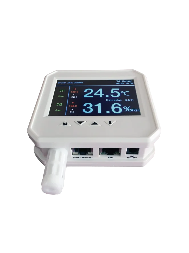 2025 New Arrivals Ethernet Temperature and Humidity Dew Point Sensor with Calibration and Regression