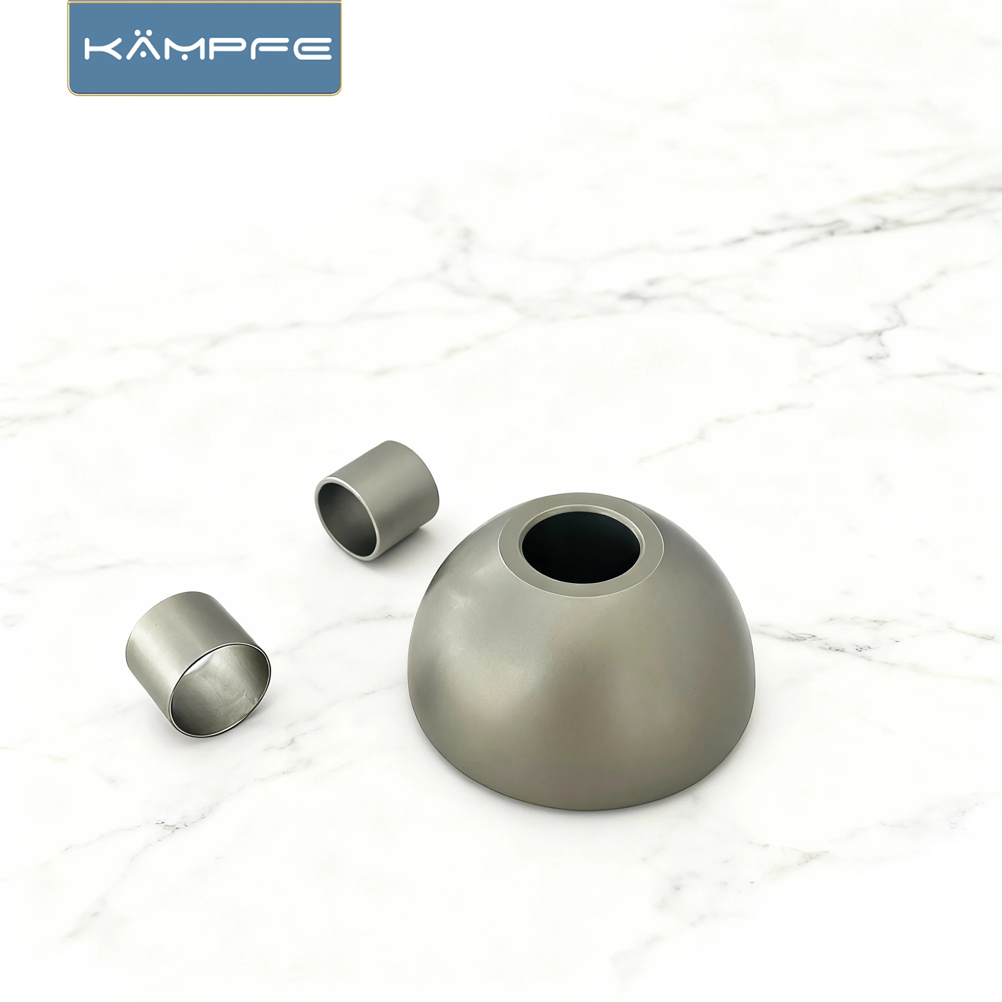 KAMPFE CNC machining Aluminum base Mens Shaving Safety Razor Stand  for Applicable to a variety of shaver handles view 2