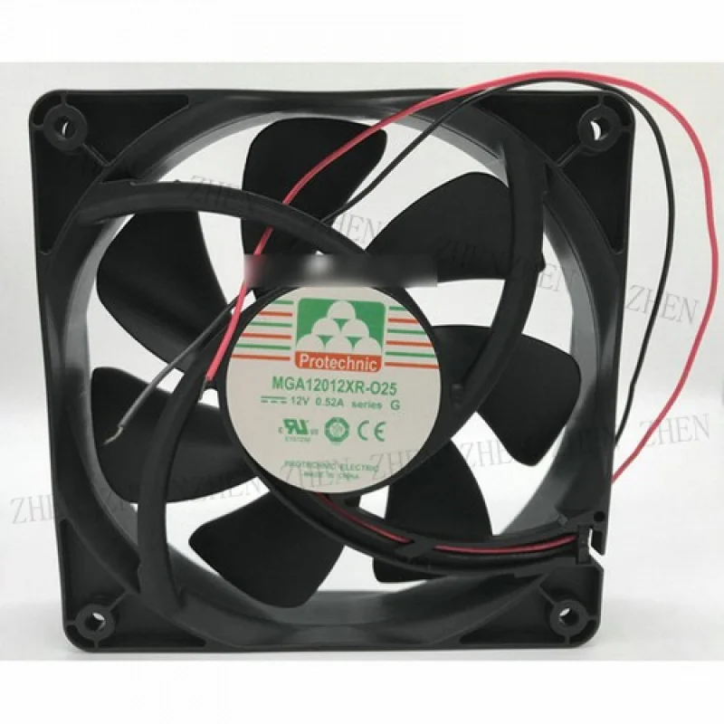 

Y 1 шт. новый для PROTECHNIC MGA12012XR-O25 DC12V 0,52A 2-проводной охлаждающий вентилятор # QW.