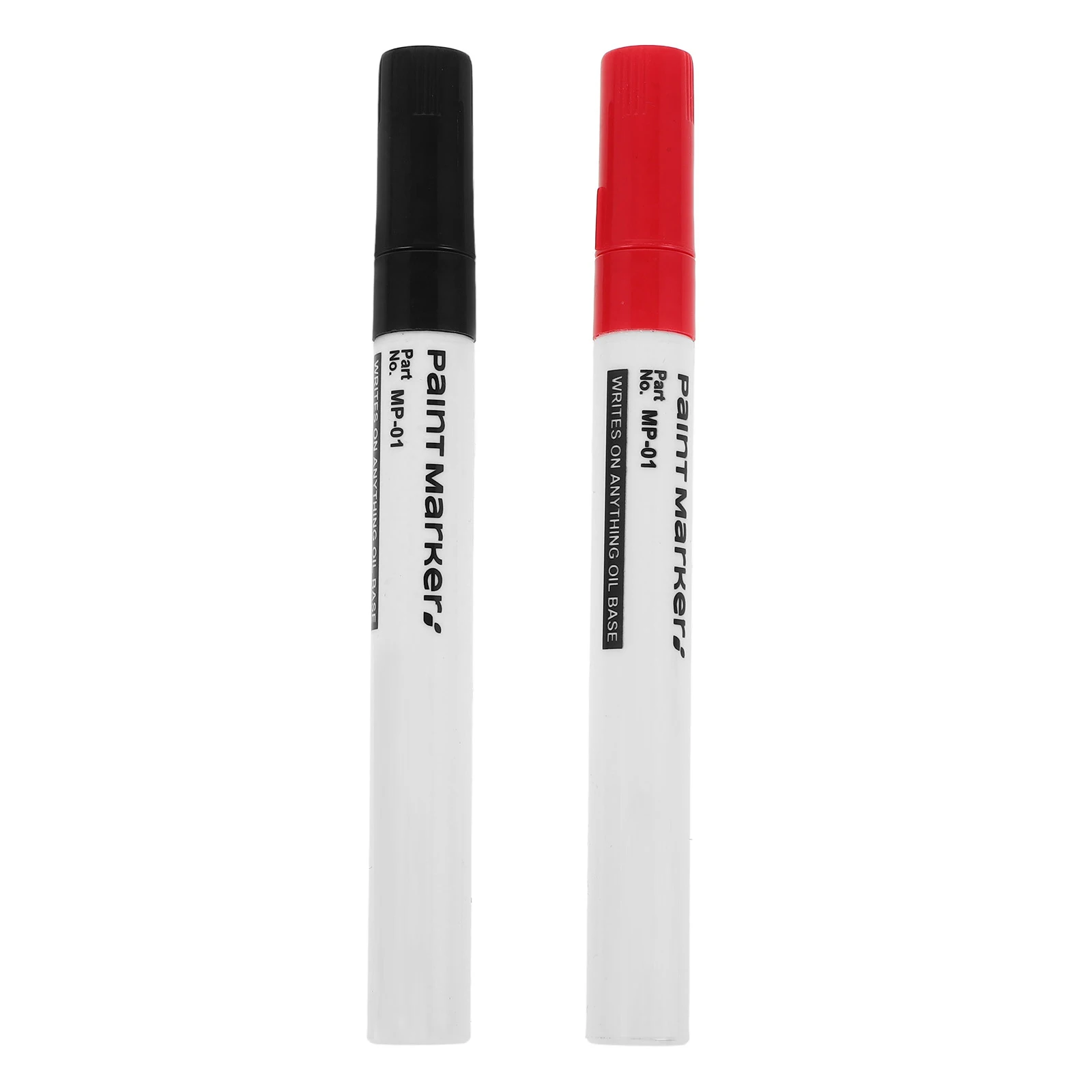 

2Pcs Waterproof Pens Long Lasting Marking Tool Painting Marker Pens for Stone Porcelain Monument Repair DIY Painting Marker