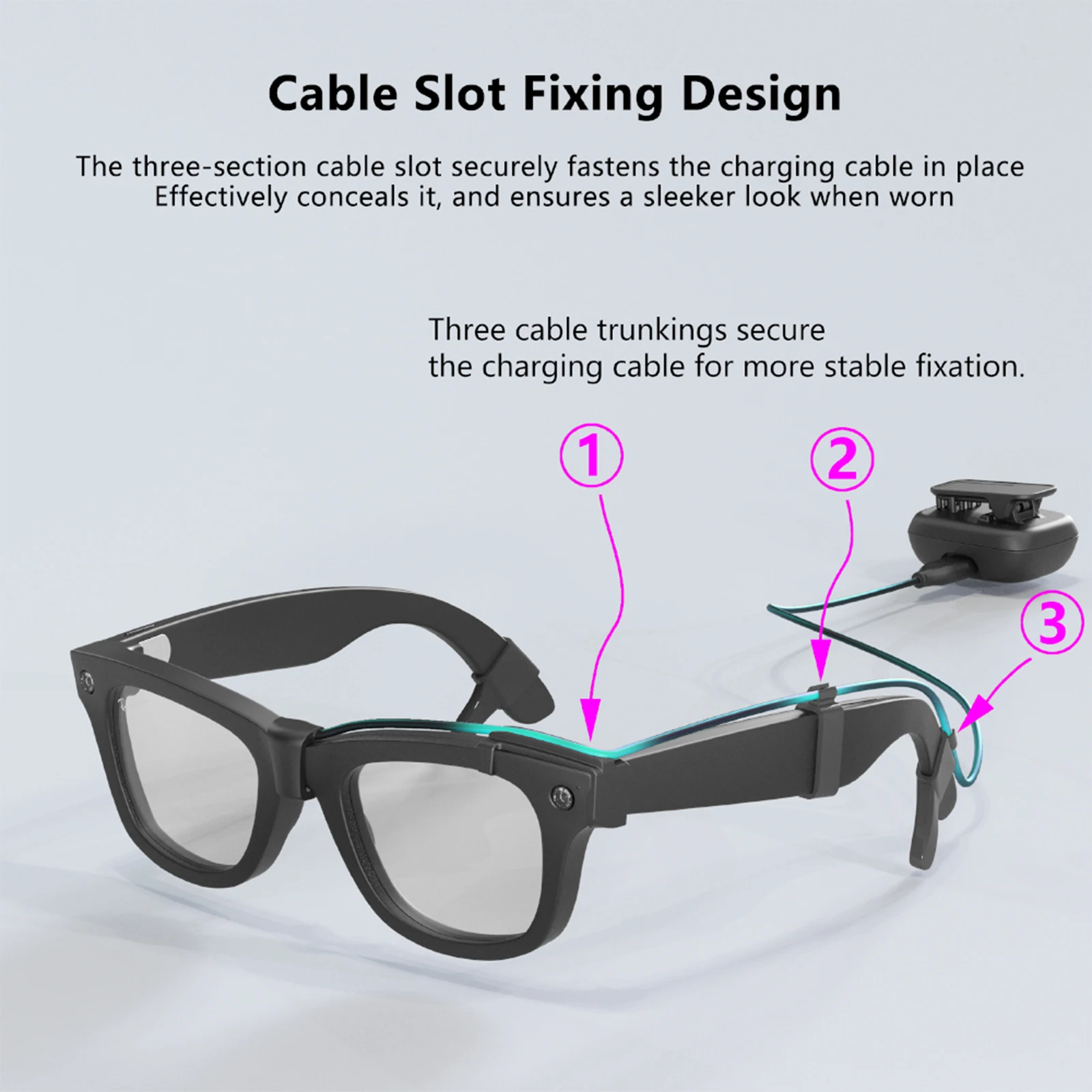 

Мини-зарядное устройство для путешествий 800 мАч, адаптер питания, компактный дизайн, аксессуары для умных очков Meta