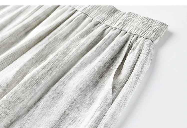 SENTUBILA 2026 Sommer-Damenanzug Zweiteiliges Hosen-Set Lässiges Baumwoll-T-Shirt Leinen-Hose mit Weitem Bein Damenbekleidung 162ZL6840 – Detail 37