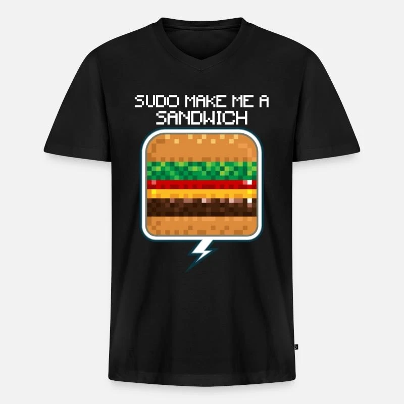 

Sudo Make Me A Sandwich the Dream of Linux Admins Funny Gift t shirt for Software Engineer Graphic clothes All size Tops S-6XL