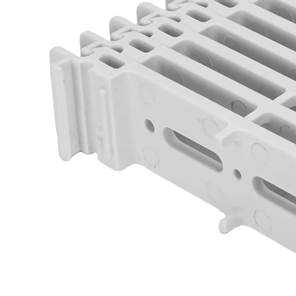 10pcs Sturdy Snap On Cable Organizing Tool Multi Hole Adjustable Wire Comb Organizer Network Cord Organizer Tool Home
