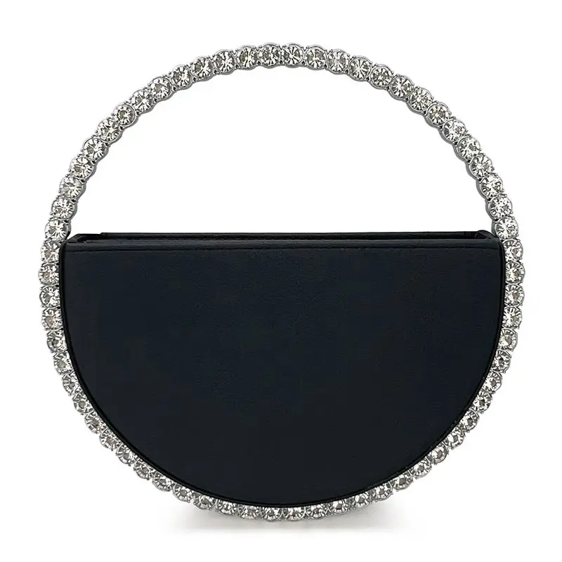 

Round Crystal Diamond Bag Sparkling Clutch Internet Celebrity Same Wallet Little Fairy Bag Summer Celebrity Good-looking Handbag