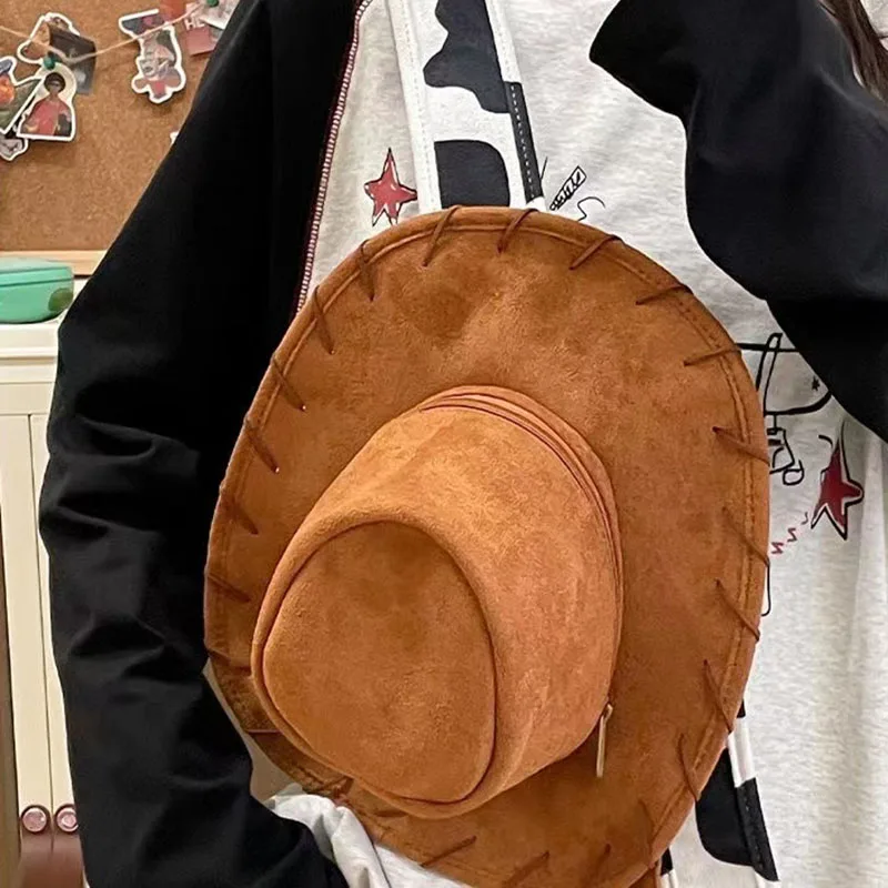 Comic Cosplay Woody Cute Backpack Womens Cartoon Cowboy Hat Mochila For Girls Shoulder Bag Leisure Children's School Bag Gift