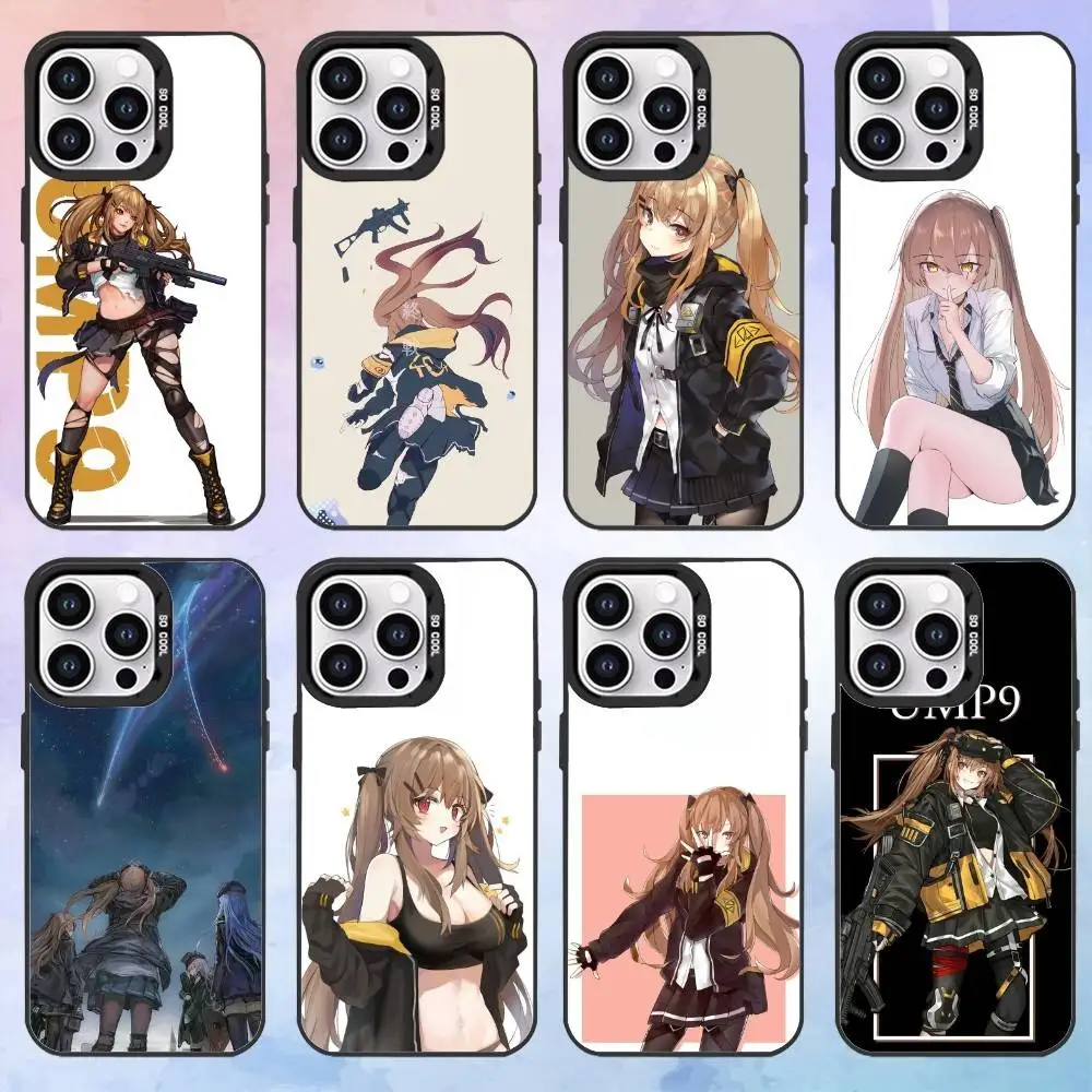 

Girls Frontline U-ump-45 Phone Case For iPhone17,16,15,14,13,12,11 Plus,Pro Max Black Candy Matte Shockproof Cover