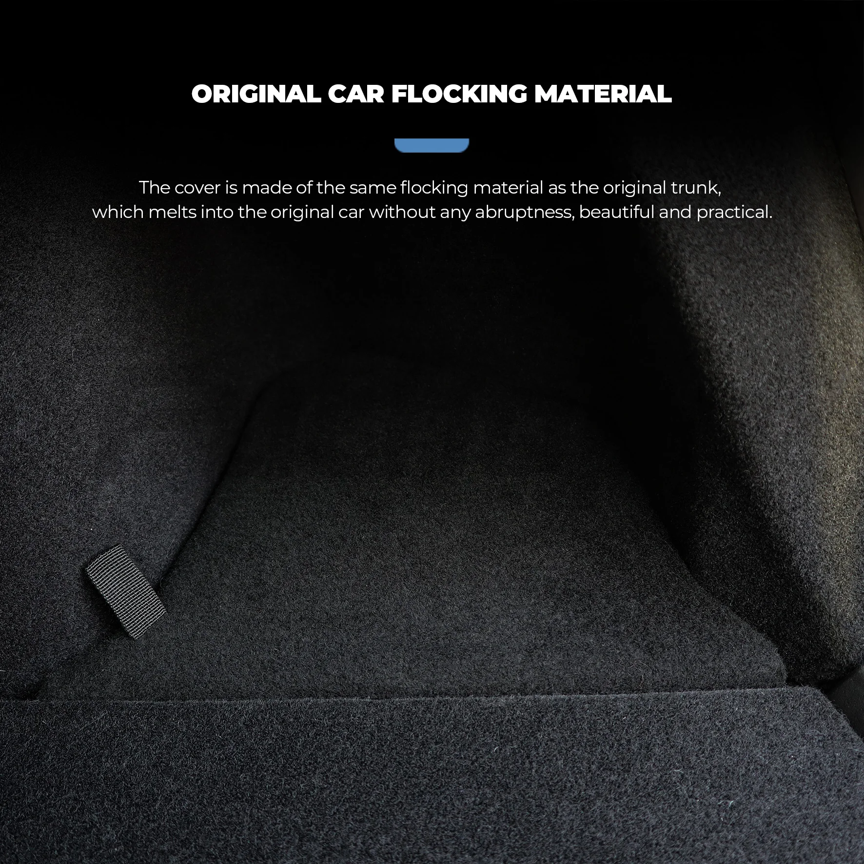Futhope Car Trunk Side Storage Box For Tesla Model Y New juniper Flocking Cover Mat Partition Board Stowing Space Decoration image 4
