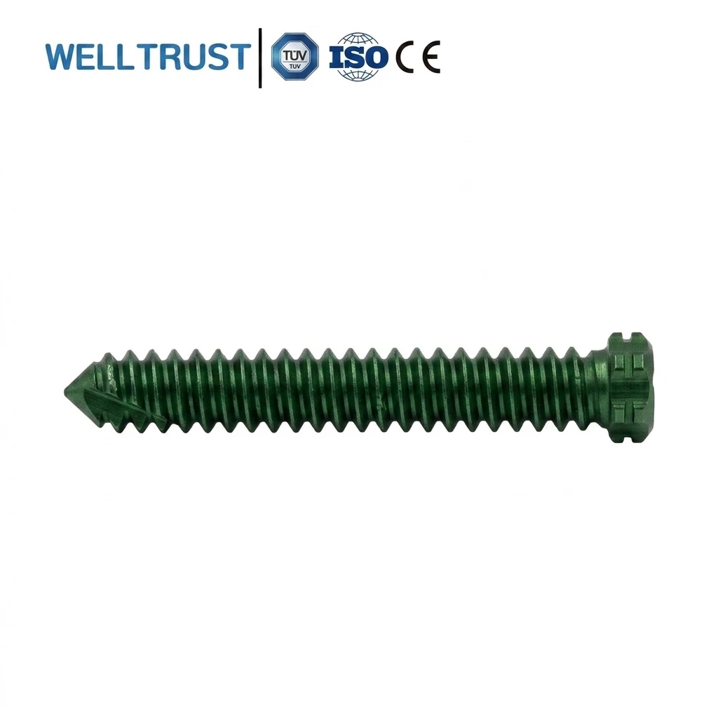 Cheap Price Titanium TPLO Plate Locking Screw Cortical Screw For Small Animal Surgery Veterinary Use Spinal Implants Instrument