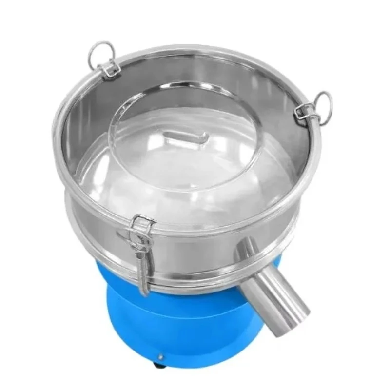 400mm Stainless Steel Electric Powder Sieve Small Vibrating Screening Machine for Flour Herbal Industrial Machinery Equipment