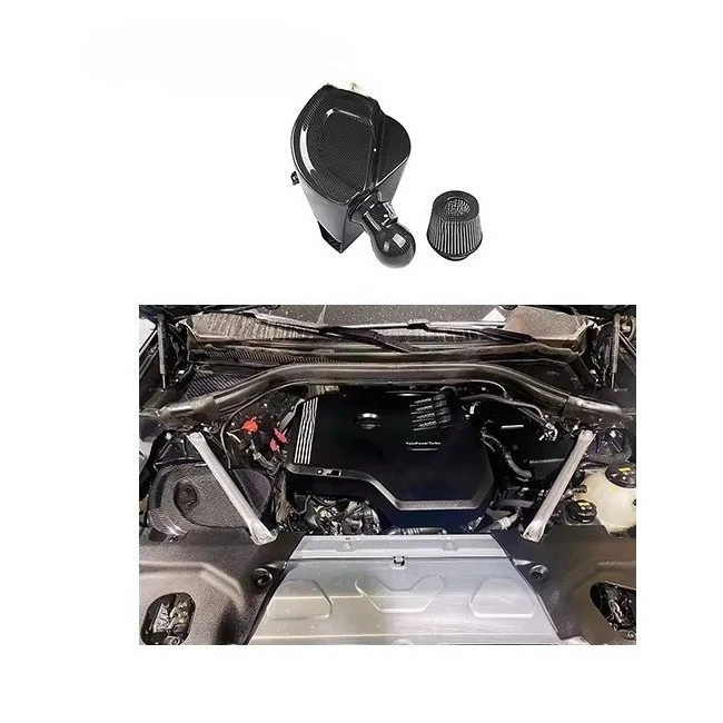 

X3 G01 X4 G02 B48 2.0T Real Vehicle Data Development Dry Carbon Fiber Cold Intake System