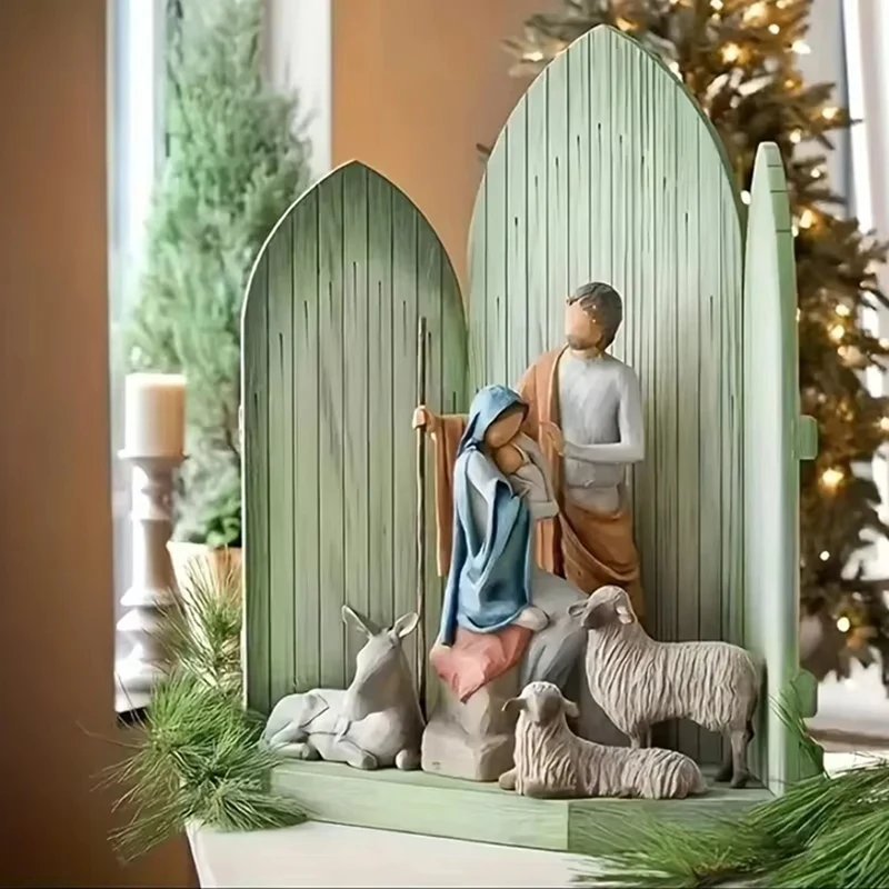 Character Statue Collection Tabernacle Sculptures Of Jesus Nativity Collection Magic Bibleholiday Christmas Gift