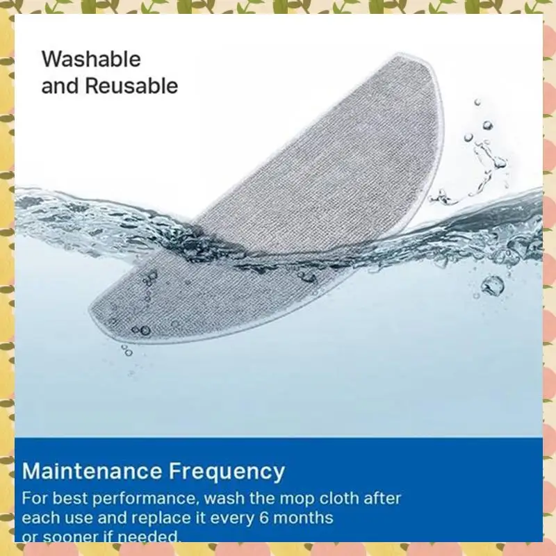 Caci Per TP-Link Tapo RV30 Max/RV30 Max Plus/RV20 Max/RV20 Max Plus Parti per Vuoto Filtro Spazzola Laterale Principale Mop Pad