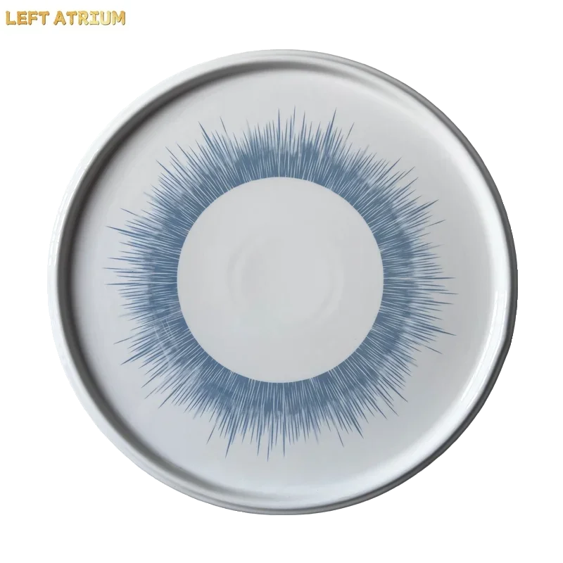 Ceramic Round Baking Tray Home Shallow Dish Hotel Restaurant Artistic Conception Vegetable Beef Plate Spaghetti Plate Tableware