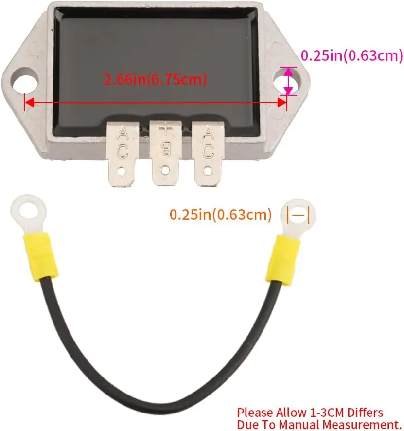For 24755144S Voltage Regulator fit for Kohler CH11 CH25 K582 M18 TH16 Engines,fit for Kohler CH18-CH26 & CH620-CH745 Model Engi