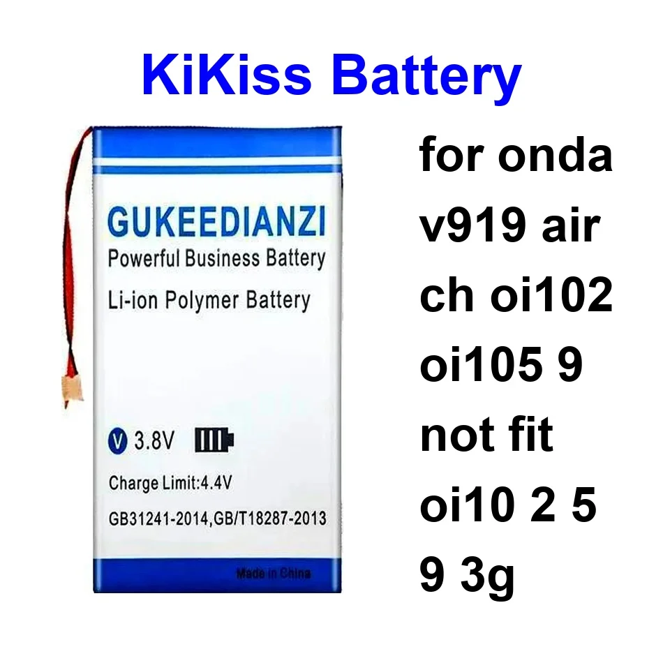 

Laptop Battery Long Lasting 12300-12500Mah For Onda V919 Air CH OI102 OI105 9 Not Fit OI10 2 5 3G
