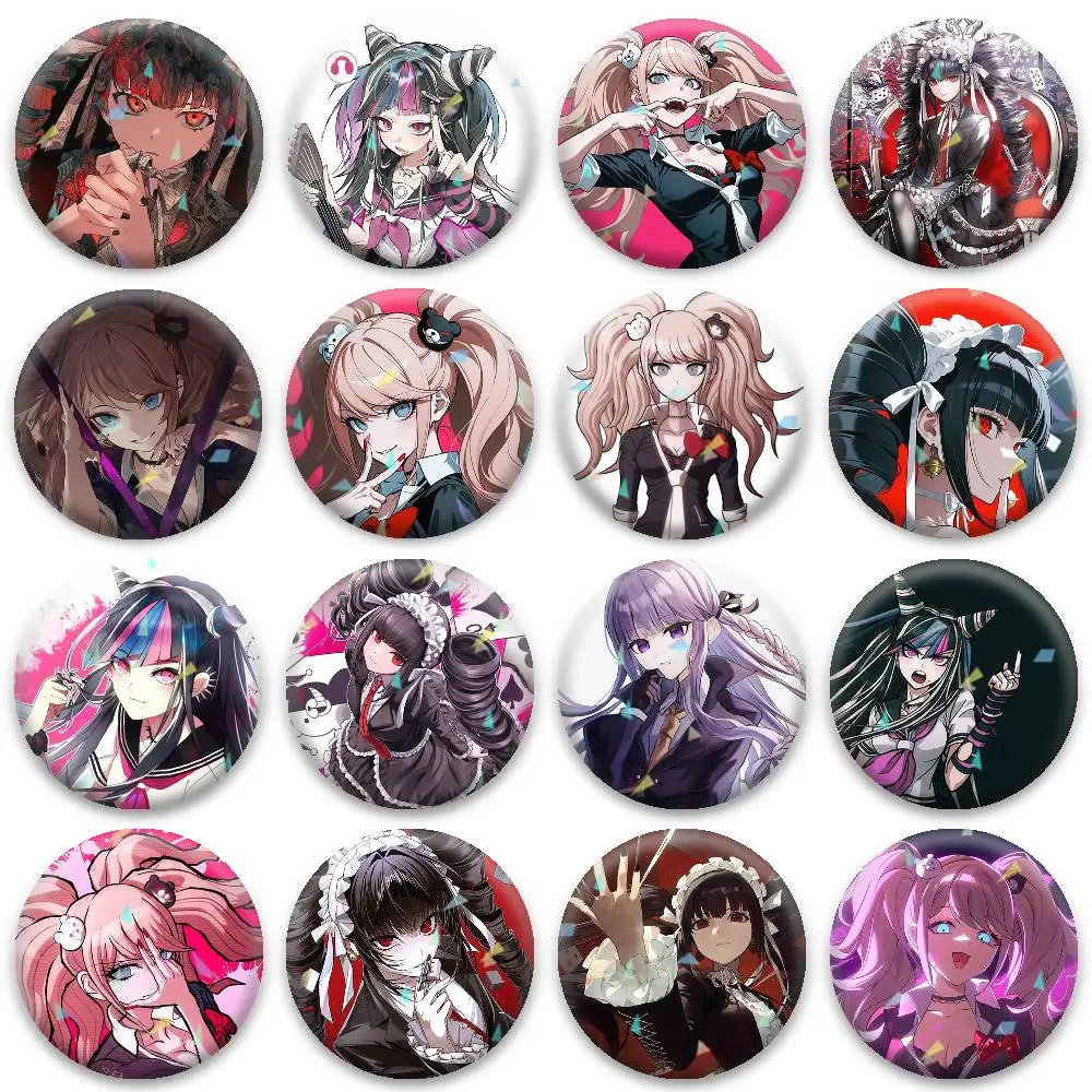 D-Danganronpa Badges Niche Design Brooch for Backpack Lapel Pins Creative Accessories