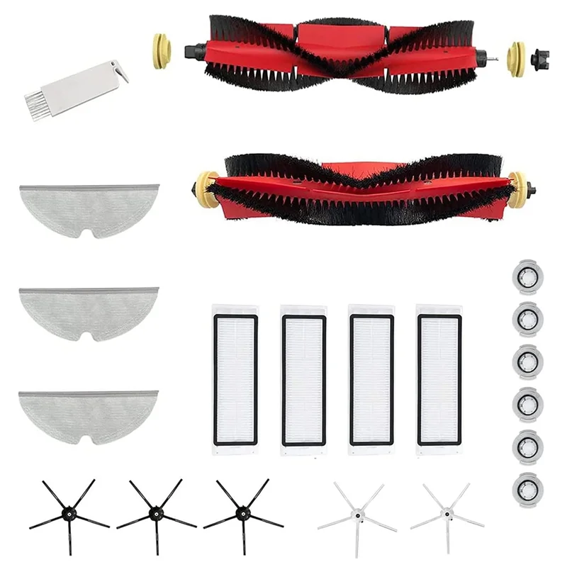 Spazzola principale di ricambio spazzole laterali filtro HEPA compatibile per Roborock S5 Max S6 accessori per aspirapolvere puro