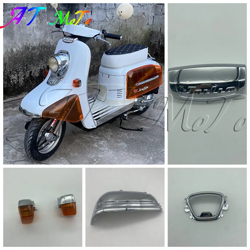 

Suitable for Honda DIO52 AF52 Julio Lutch motorcycle front panel Julio electroplated modified part logo