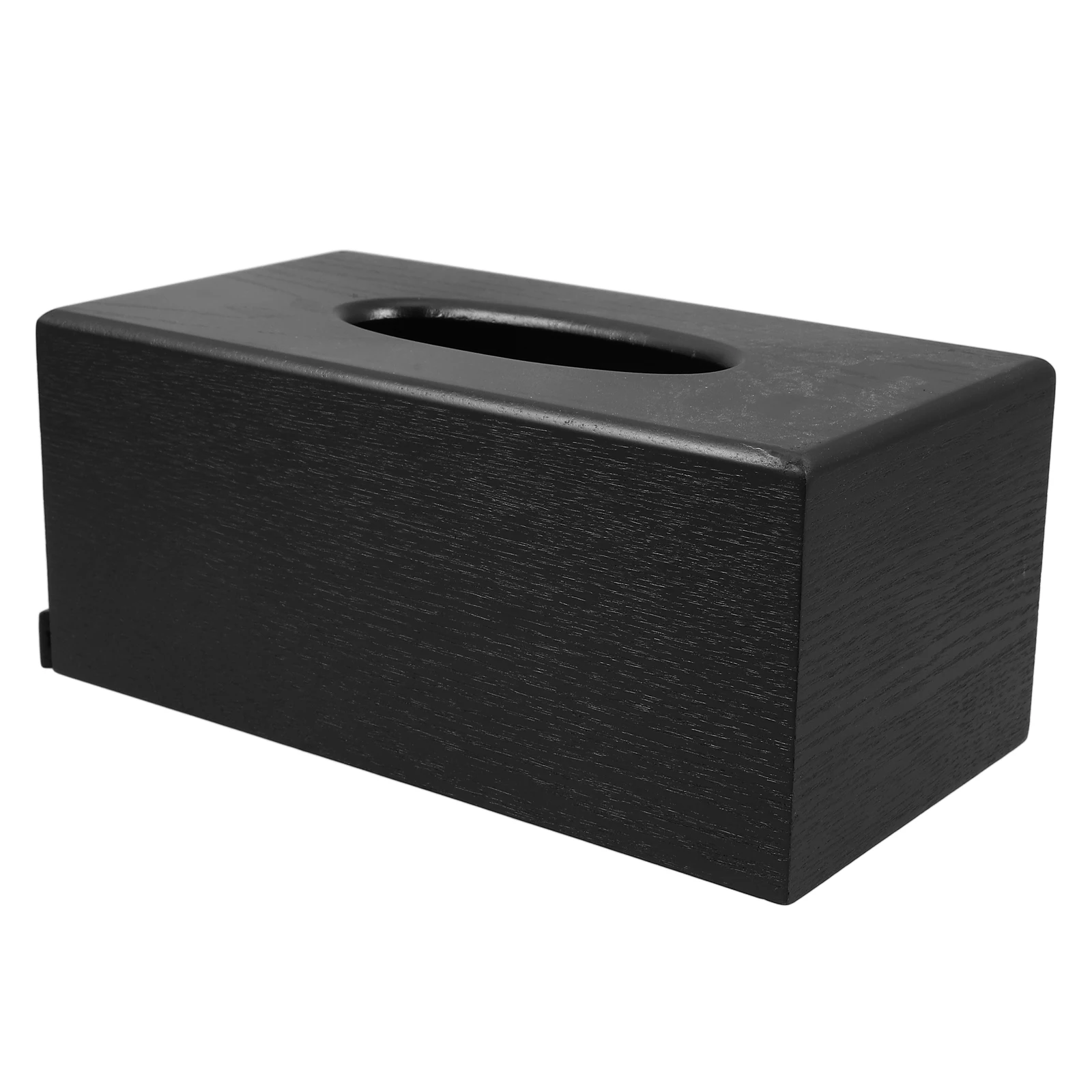 

Solid Wood Box Rectangle Paper Napkin Holder Tea Color 23x12x10cm Retro Home Hotel Paper Towel Boxes Decor