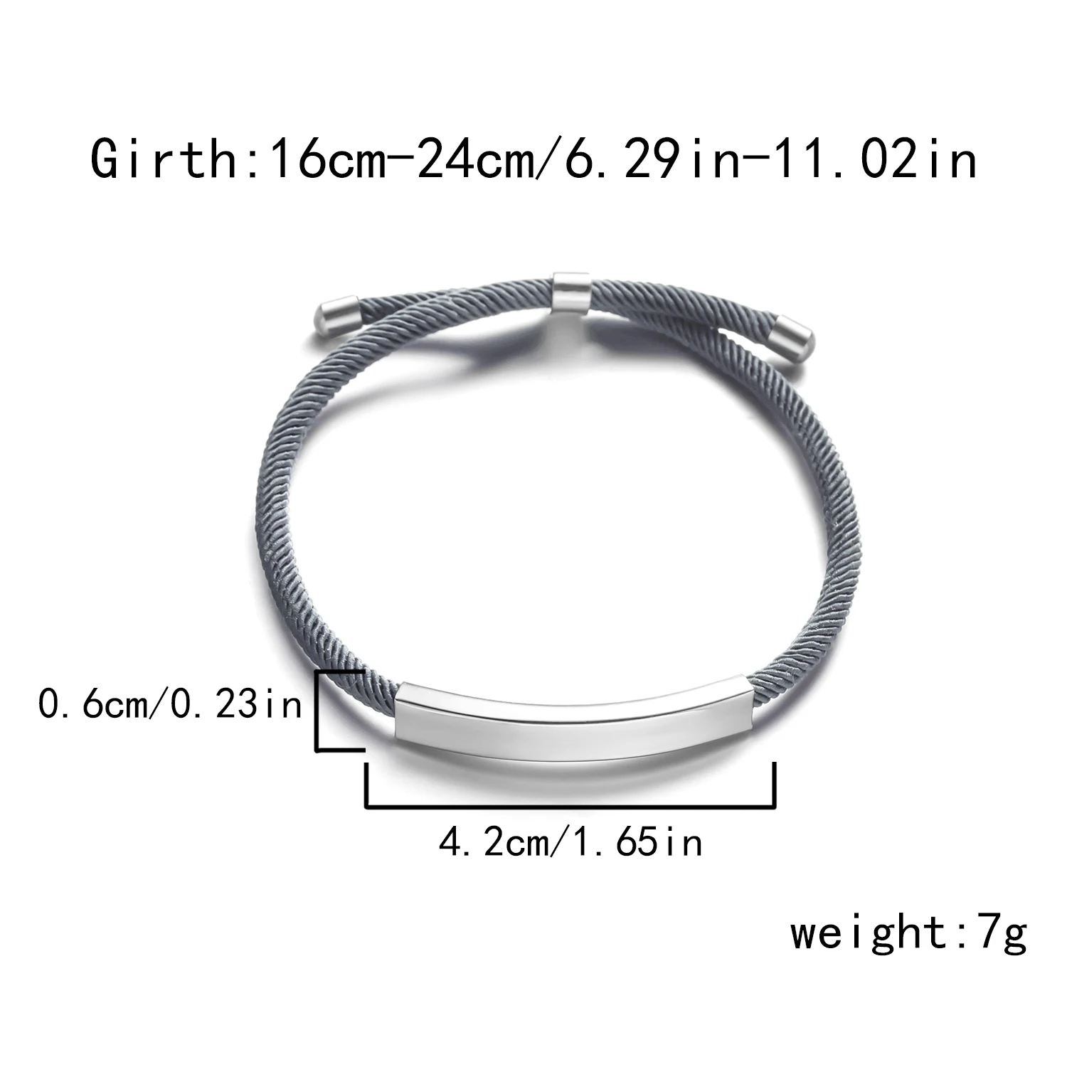 Personal isierte Herren Armband maßge schneiderte Seil Kette Armreif Edelstahl Name Datum Text graviert Armband Geburtstags geschenk für ihn – Detail 4